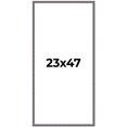 thumbnail image 1 of 23x47 Frame Blue Kingsley Pewter Solid Wood Picture Frame Width 0.75 Inches |Interior Depth 0.5, 1 of 8