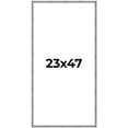 thumbnail image 1 of 23x47 Frame Silver Grey Distressed Solid Wood Picture Frame | 0.75 Inch Moulding Width | Interior, 1 of 8