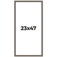 thumbnail image 1 of 23x47 Frame Silver Real Wood Picture Frame Width 1.25 Inches | Interior Frame Depth 0.5 Inches |, 1 of 8
