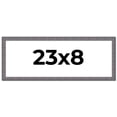 thumbnail image 1 of 23x8 Frame Blue Kingsley Pewter Solid Wood Picture Frame Width 0.75 Inches |Interior Depth 0.5, 1 of 8