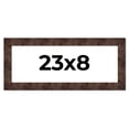 thumbnail image 1 of 23x8 Frame Brown Burl Real Wood Picture Frame Width 1.625 Inches | Interior Frame Depth 0.5 Inches, 1 of 8
