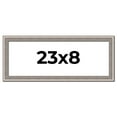 thumbnail image 1 of 23x8 Frame Grey Real Wood Picture Frame Width 1.25 inches | Interior Frame Depth 0.5 inches | Hans, 1 of 8
