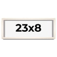 thumbnail image 1 of 23x8 Frame White Wheat Solid Wood Picture Frame | Moulding Width 0.75 Inches | Interior Depth 0.5, 1 of 8