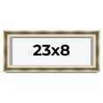 thumbnail image 1 of 23x8 Shadow Box Frame Silver | 1.75 inches Deep Real Wood Traditional Shadowbox Display Frame | UV, 1 of 8