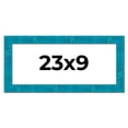 thumbnail image 1 of 23x9 Frame Blue Teal Burl Wood Picture Frame | 1.75 Inch Moulding Width | Interior Frame Depth 0.5, 1 of 8