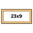 thumbnail image 1 of 23x9 Frame Gold Plein Aire Solid Wood Picture Frame Width 2 Inches | Interior Frame Depth 0.5, 1 of 8