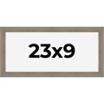 thumbnail image 1 of 23x9 Frame Gray Barnwood Rustic Solid Wood Picture Frame | 1.5 Inch Moulding Width | Includes UV, 1 of 8