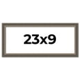 thumbnail image 1 of 23x9 Frame Silver Real Wood Picture Frame Width 1.25 Inches | Interior Frame Depth 0.5 Inches |, 1 of 8