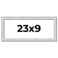 thumbnail image 1 of 23x9 Frame Sterling Silver Solid Wood Picture Frame | 1.25 Inch Moulding Width | 0.75 Inch Interior, 1 of 8
