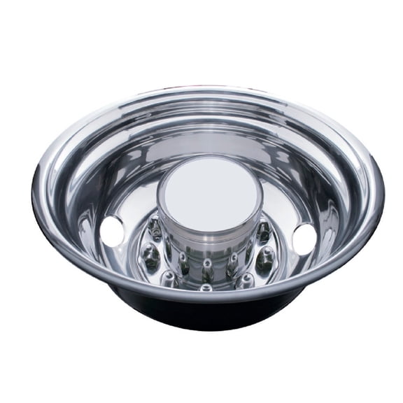 24 1/2" O.D. Stainless Rear Simulator Set - 2 Vent Hole, Stud Piloted