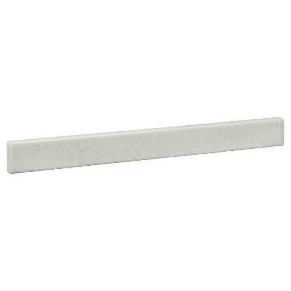 24.5-Inch Arctic Solid Surface Bathroom Backsplash