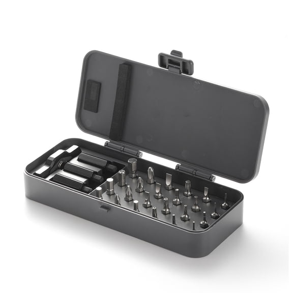 24 in 1 Magnetic Screwdriver Set, DIY Ratchet Mini Screwdriver Set, Multi Bit Magnetic Drive Set with Detachable Ratchet Handle, Precision Repair Tool Kit for PC Furniture Bicycles