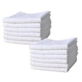 thumbnail image 1 of 12pcs White Hand Towels for Bathroom 9.84x9.84 Inch Cotton Hand Towel Bulk for Gym Kitchen And Spa Soft Highly Absorbent Quick Dry Multipurpose Cleaning Towels, 1 of 8
