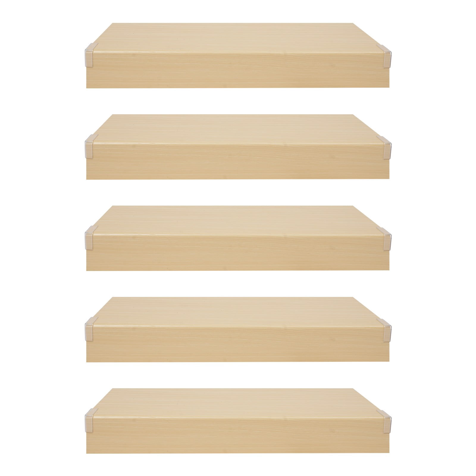 24*16*3in Foamed PVC Wire Rack Covers 5Pcs Pantry Shelves for Bathroom ...