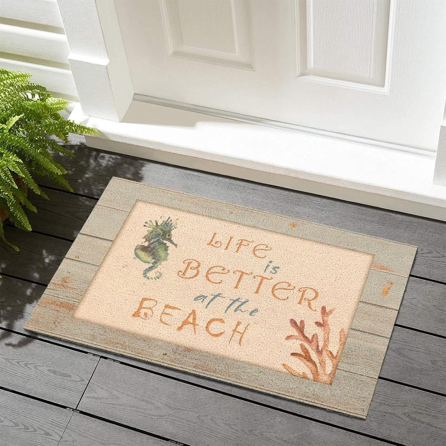 Life's a Beach Starfish Doormat (18