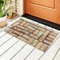 thumbnail image 1 of 24*16inches Welcome Mats for Front Door Retro Wine Cork Pattern Doormat Non-Slip Rubber Mat for Home Indoor Farmhouse Funny Kitchen Rugs Balcony Patio, 1 of 6