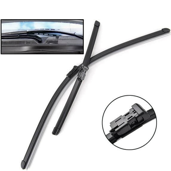24"/17" Front Windshield Wiper Blades for GMC Terrain,Chevylot Equinox MK2& Ford Kuga MK1