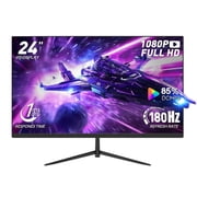 24 180Hz Curved Gaming Monitor,FHD 1080P Computer Monitor,FreeSync,99% SRGB Motion Black
