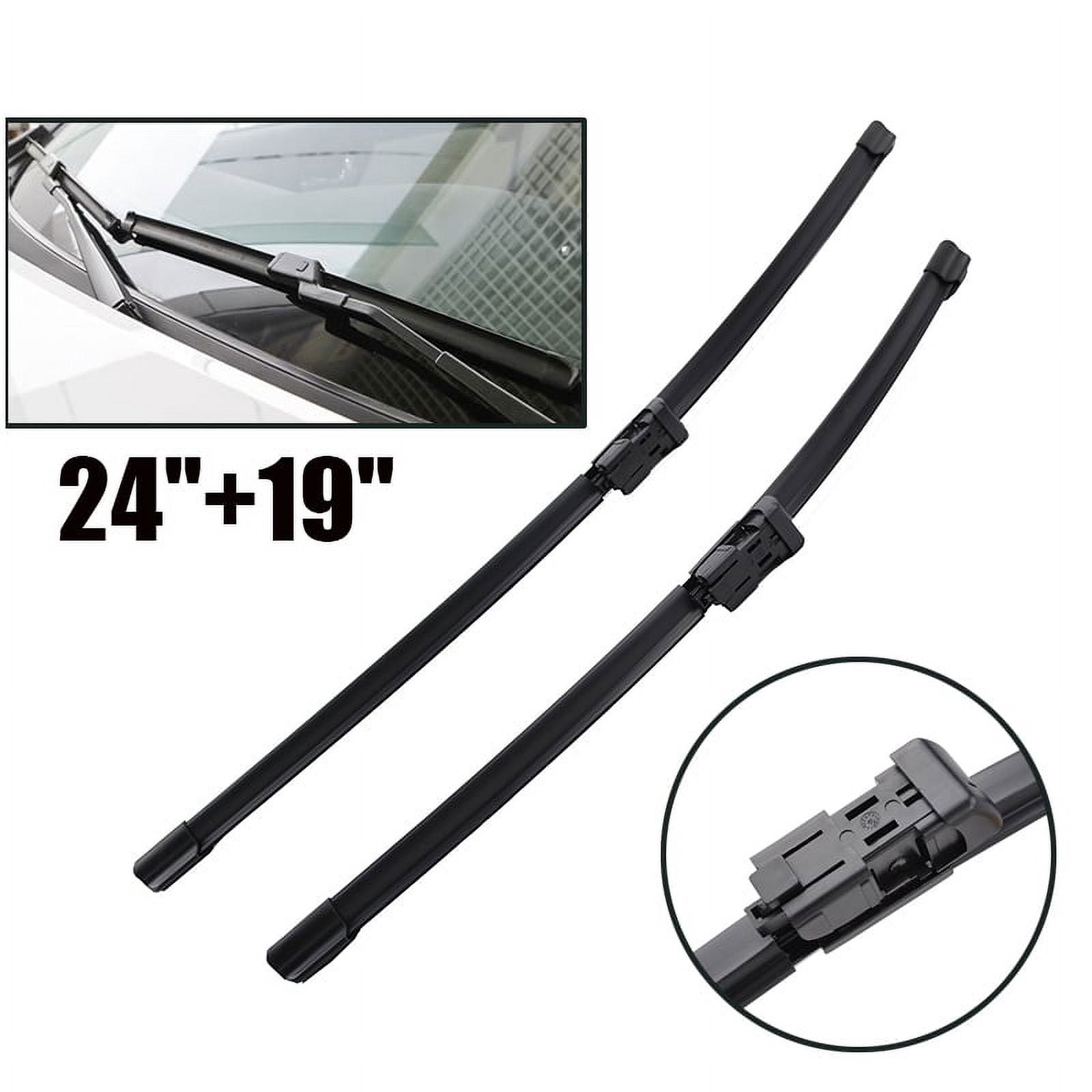 24"+19" 2Pcs Front Window Wiper Blades Wipers Set for VW Passat CC B6