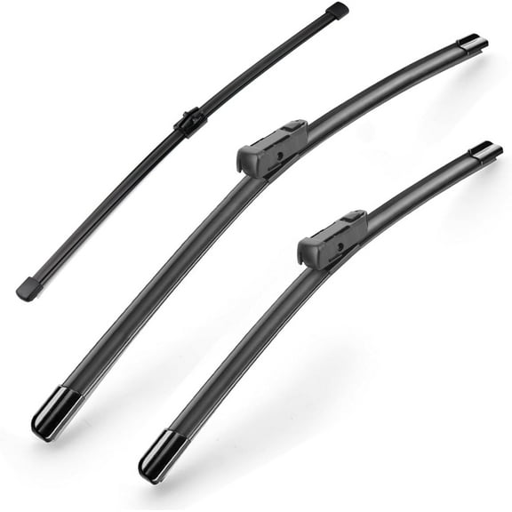 24"+20"+13" Original Equipment Front and Rear Windshield Wiper Blades All-Season Durable Stable and Quiet Wiper Blade Fit for 2009-2017 Audi Q5/2014-2017 SQ5/2021-2023 RS Q3 Top Lock(Set of 3)