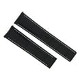 thumbnail image 1 of 24MM LEATHER WATCH BAND STRAP CLASP FOR BREITLING NAVITIMER 24/20MM BLACK WS, 1 of 2