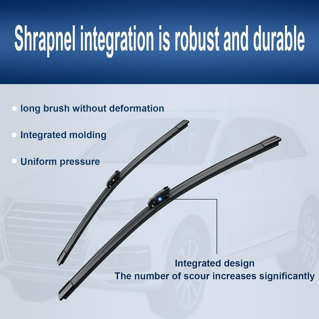 24"+20" Windshield Wipers With 13" Rear Wiper Blade Sets Automotive