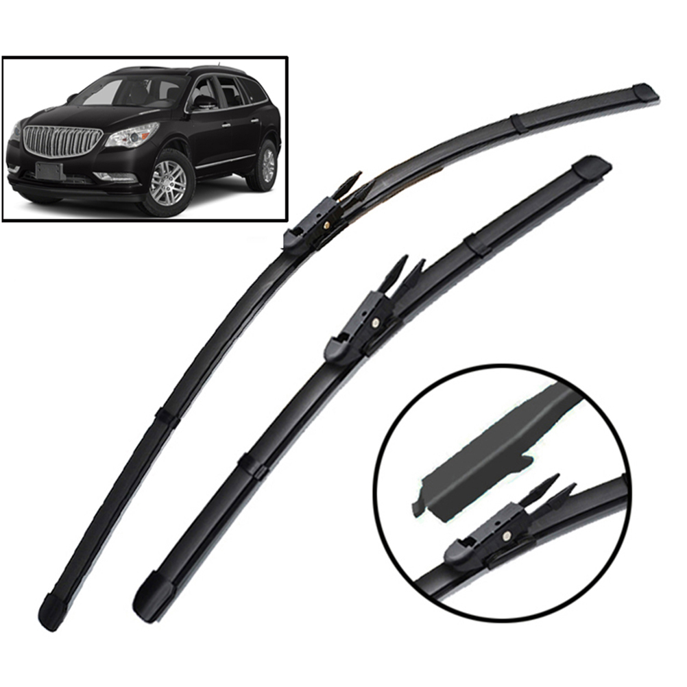 24" 21" Front Windshield Wiper Blades For Buick Enclave MK1 Lucerne