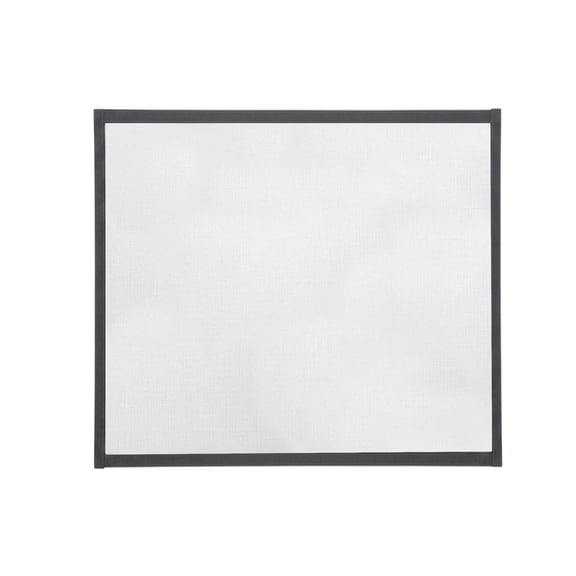 24×24 Inch Heavy Duty Fiberglass Window Screen Mesh, Hook & Loop Drill-Free Self-Adhesive Insect Net, Anti Mosquito Anti Pet Scratch Breathable Replacement Screen for Home Patio RV Windows