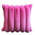 thumbnail image 1 of 24*24 Inch Plush Corduroy Pillow Cover For Living Room Sofa, Soft Cushion Case For Couch Bedroom Decor Gift(Hot Pink), 1 of 6