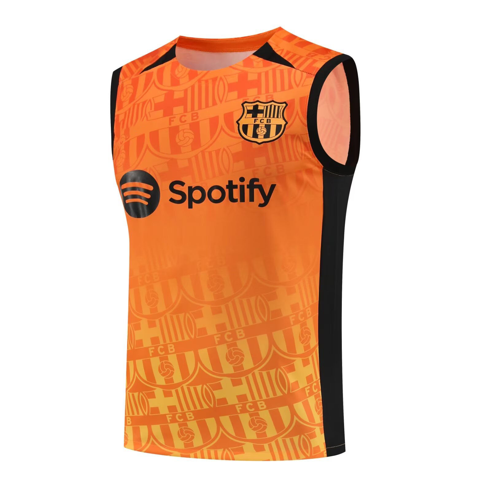 2425 Barcelona Paris French Sleeve Vest Prematch Warmup Training