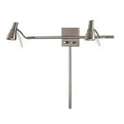 24.25 Inch 12W 2 Led Wall Mount-Brushed Nickel Finish George Kovacs Lighting P4440-084-L