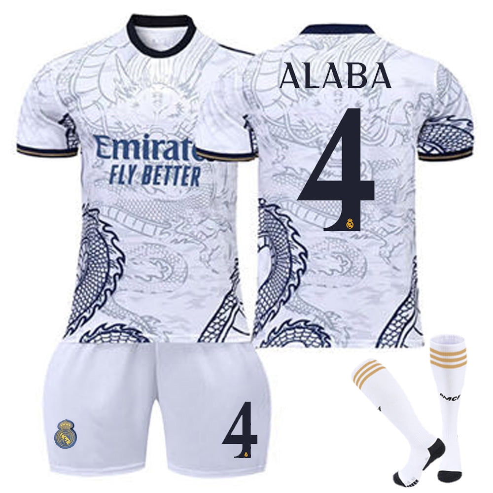 24/25 Madrid Dragon Pattern White Special Version Soccer Activewear No