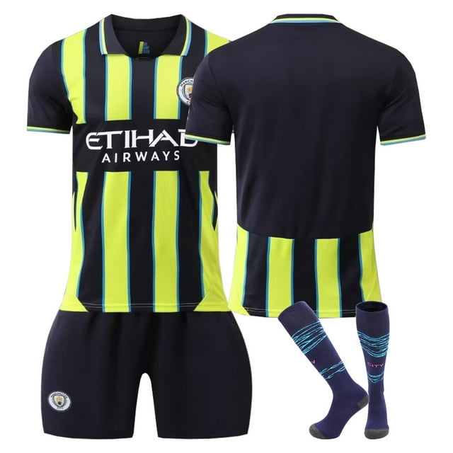 24/25 Man City Away Soccer Activewear No Number Fans Training Football