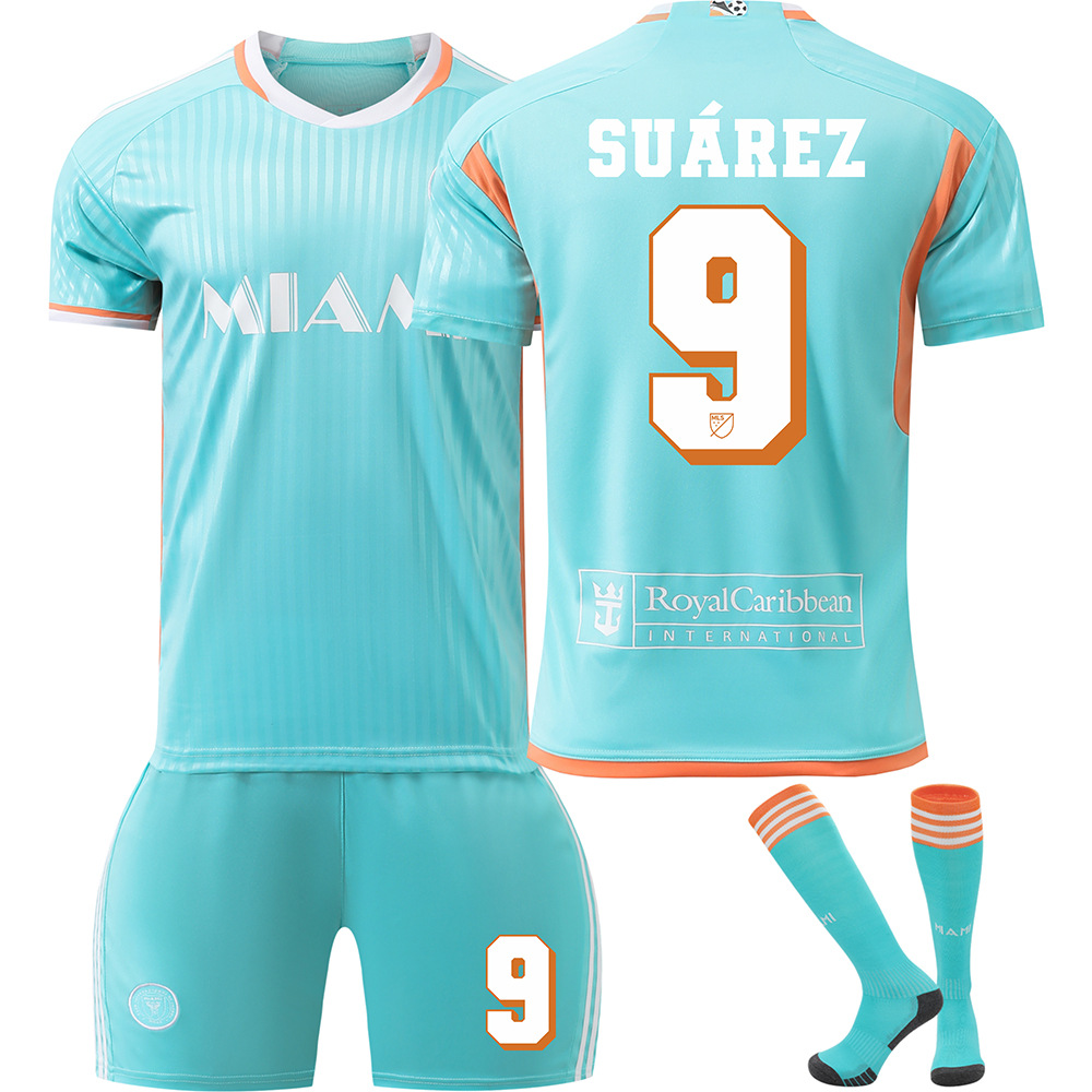 24/25 Miami 2nd Away Soccer Activewear No.9 Suarez Fans Training