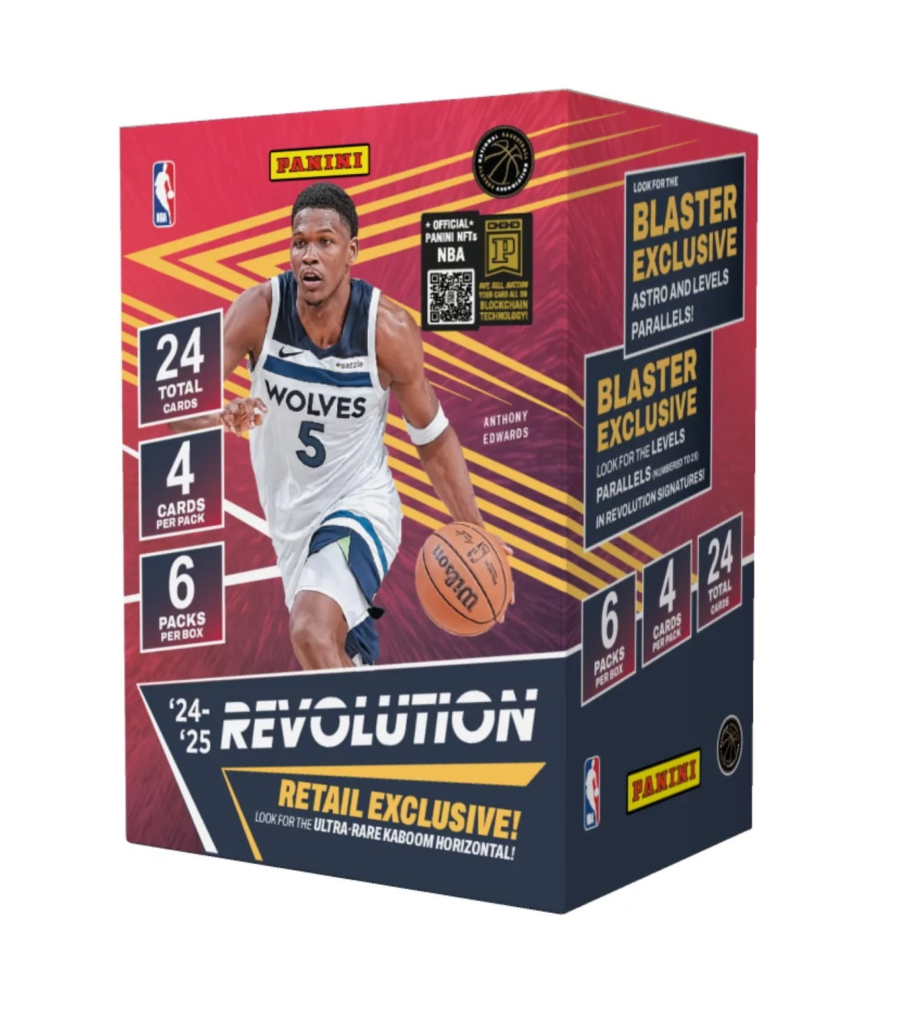2024-25 Panini NBA Revolution Basketball Trading Cards Blaster Box