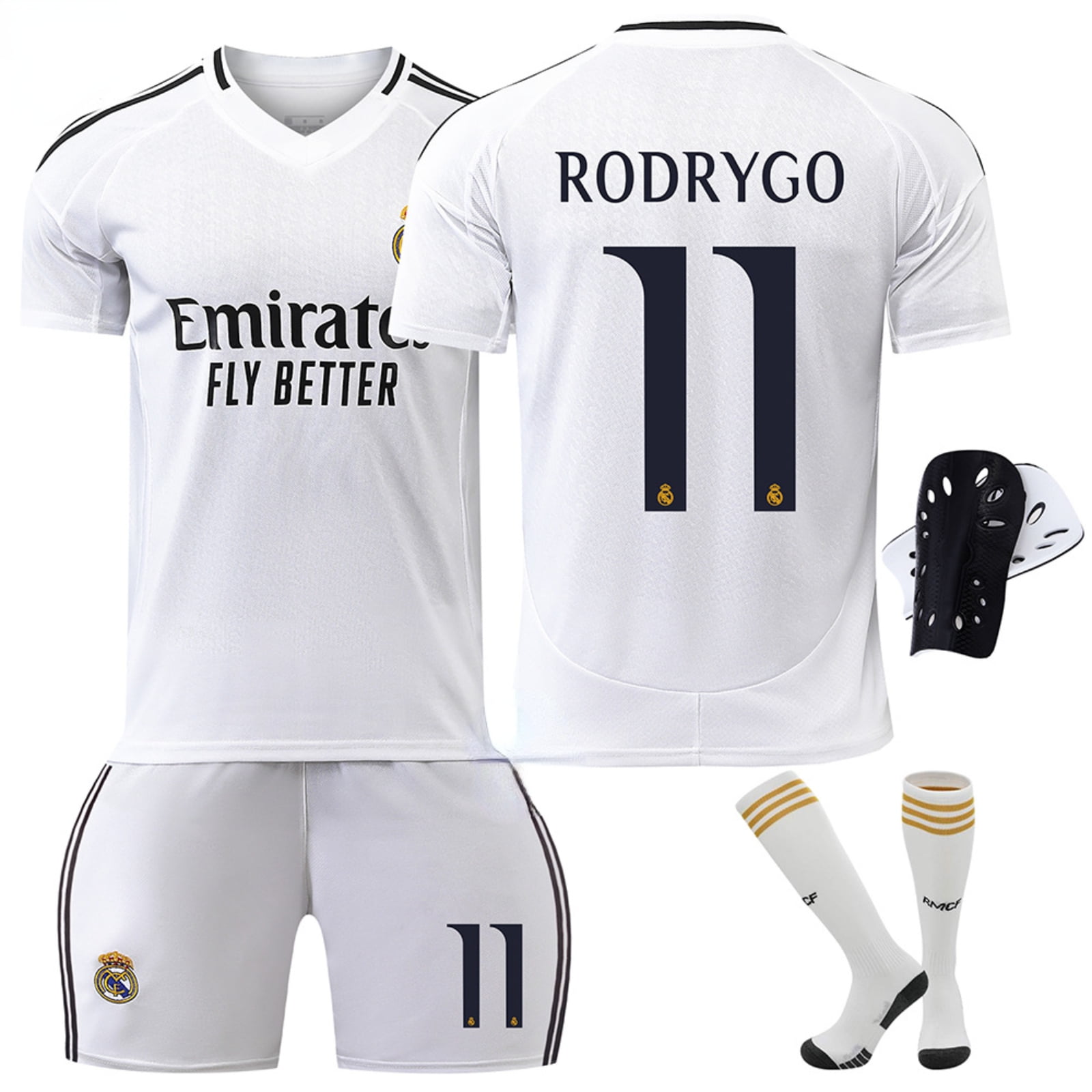 24/25 Real Madrid Madrid Jersey- Rodrygo Jersey Kids Youth Soccer Shirt