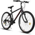 thumbnail image 1 of 24 26 Inch Mountain Bike, Classic 21 Speeds V Brake Men Women Bicycle, Carbon Steel Mountain Bike for Adult Teens, Trail Beach Snow Commuter City Bikes, Prefect Gift Choice, 1 of 10