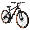 thumbnail image 1 of 24“/27" Mountain Bike, High Carbon Steel Frame, 21-Speed with Front Suspension & Disc Brakes, Durable Design with Brown Edge Tires for School Commuting & Outdoor Cycling, 1 of 7