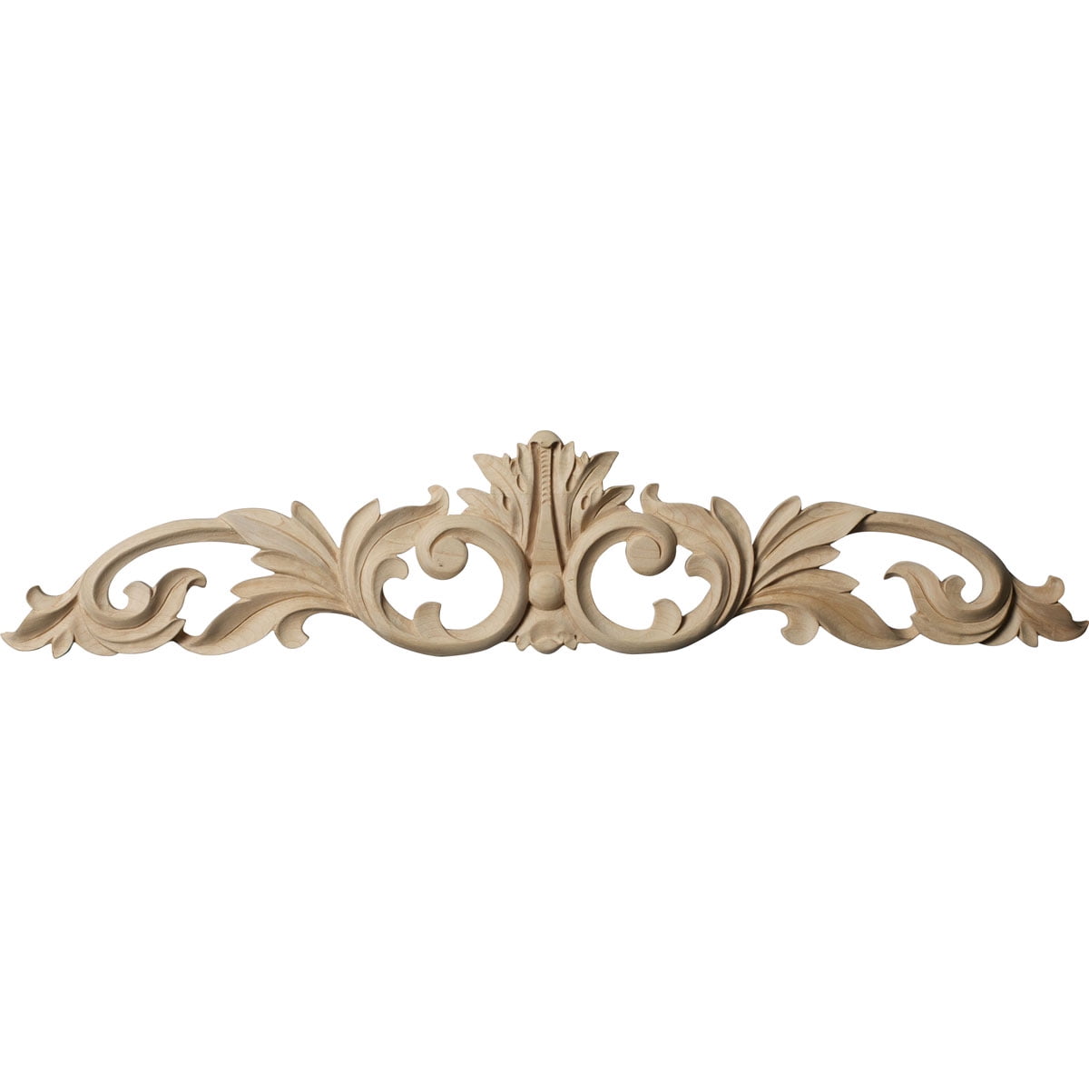 24.75'' Lindenwood Medium Green Leaf Scroll Onlay