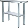 24" X 24" Stainless Steel Work NSF Metal Prep Commercial