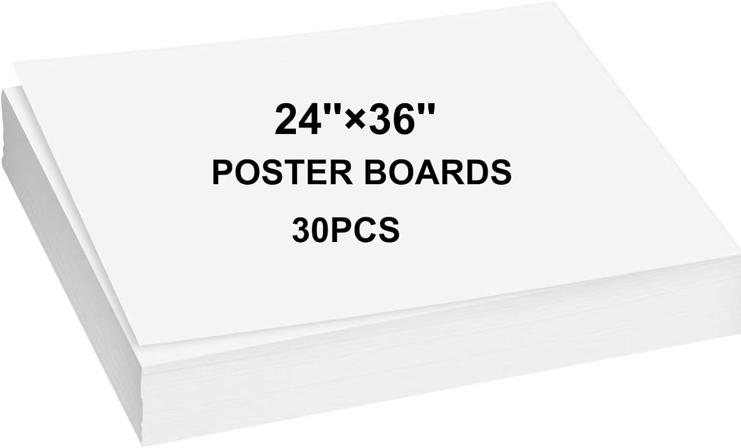 24”×36” Large Poster Board 30pcs White Poster Paper Poster Board Bulk ...
