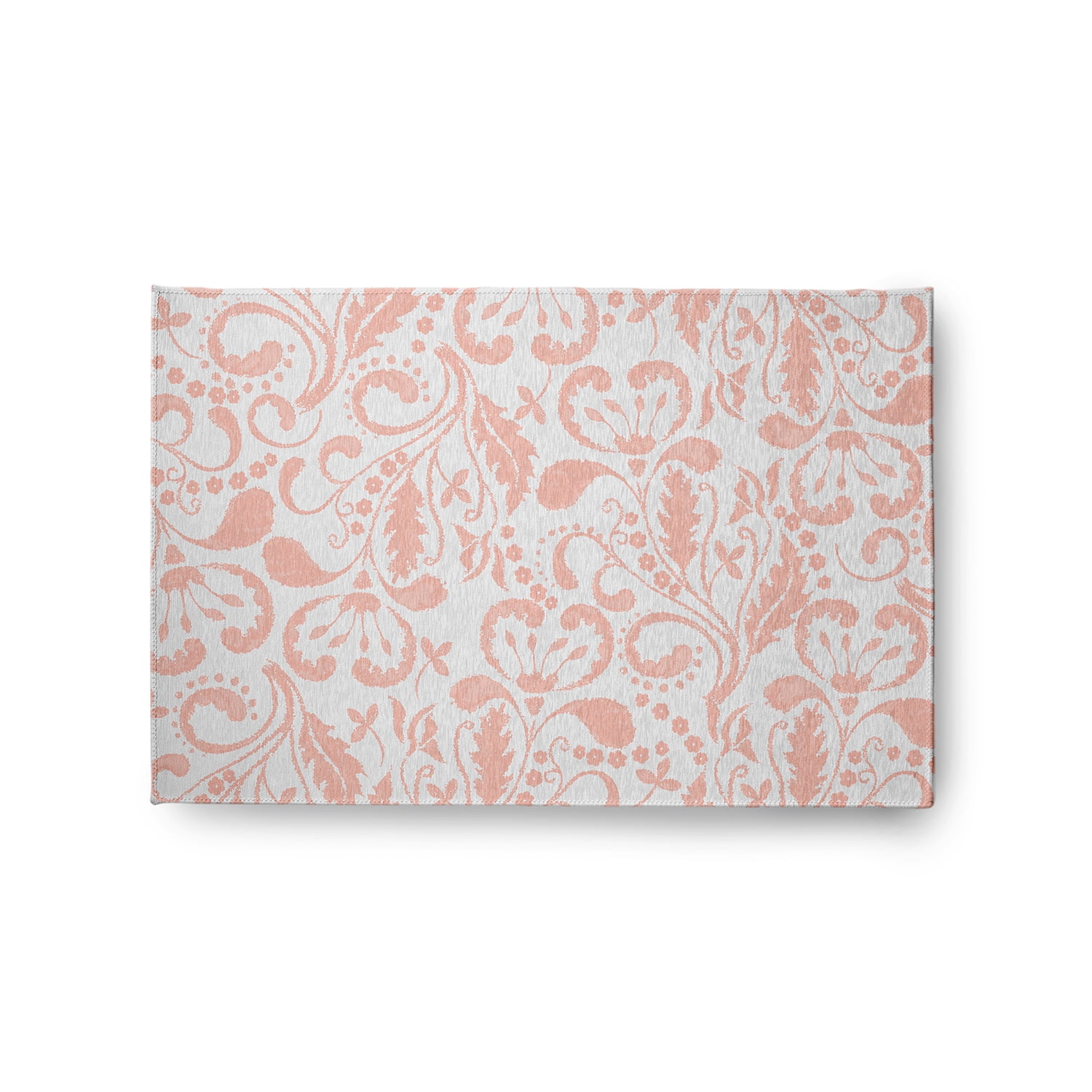 24" 36" Simply Daisy Aurora French Country Chenille Area Rug, Blush