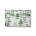 thumbnail image 1 of 24" 36" Simply Daisy China Old Oriental Chenille Area Rug, Green, 1 of 4