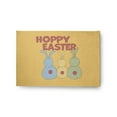 thumbnail image 1 of 24" 36" Simply Daisy Hoppy Easter Novelty Chenille Area Rug, Daffodil Yellow, 1 of 4