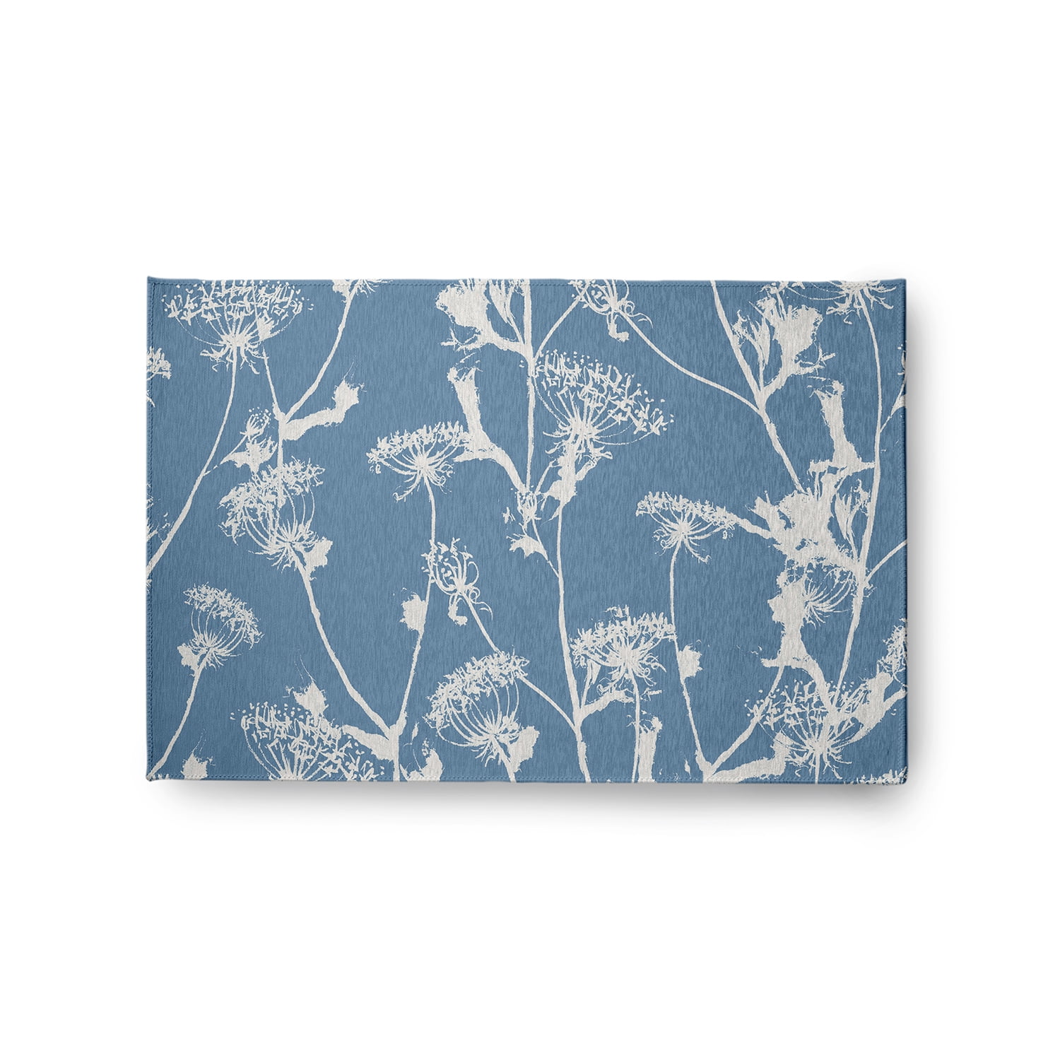 24" 36" Simply Daisy Windy Blossom Modern & Contemporary Chenille Area Rug, Blue