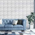 24/36 Waterproof PVC 3D Wall Panels Fireproof Peel Stick Wallpaper 23/