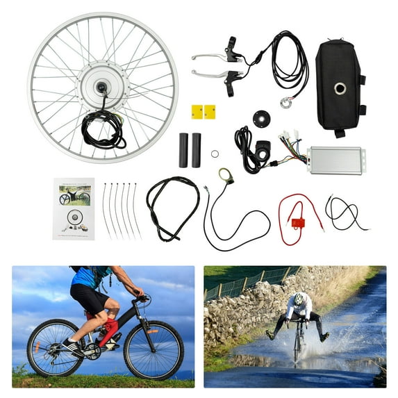 24" 36V 750W Front Wheel Electric Bicycle Conversion Kit Ebike Hub Motor Set