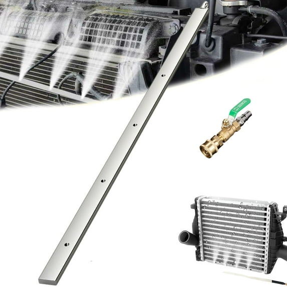 24-39in Radiator Cleaning Wand Air And Water,Sakerplus Portable Radiator Cleaning Tool Fit for Household Cars,Trucks,RV Radiators