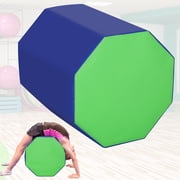 24.4 x 25.6 Gymnastics Octagon Mat Octagon Tumbler Tumbling Mats for Gymnastics Gym Fitness Home,Blue