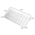 thumbnail image 1 of 24/40 Lattice Trapezoid Plastic Transparent Makeup Display Rack Lipstick Stand Rack Cosmetic Organizer Holder Box High Quality, 1 of 10